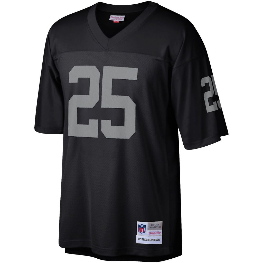 Fred Biletnikoff Las Vegas Raiders Mitchell & Ness Legacy Replica Official Jersey - Black