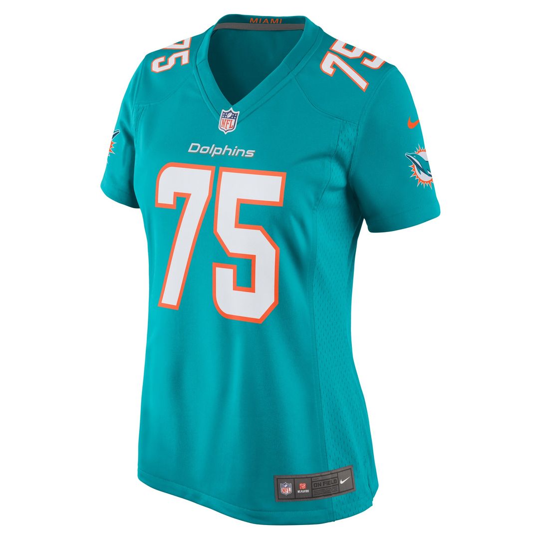 Jack Driscoll Miami Dolphins Nike Women's Team Game Jersey - Aqua