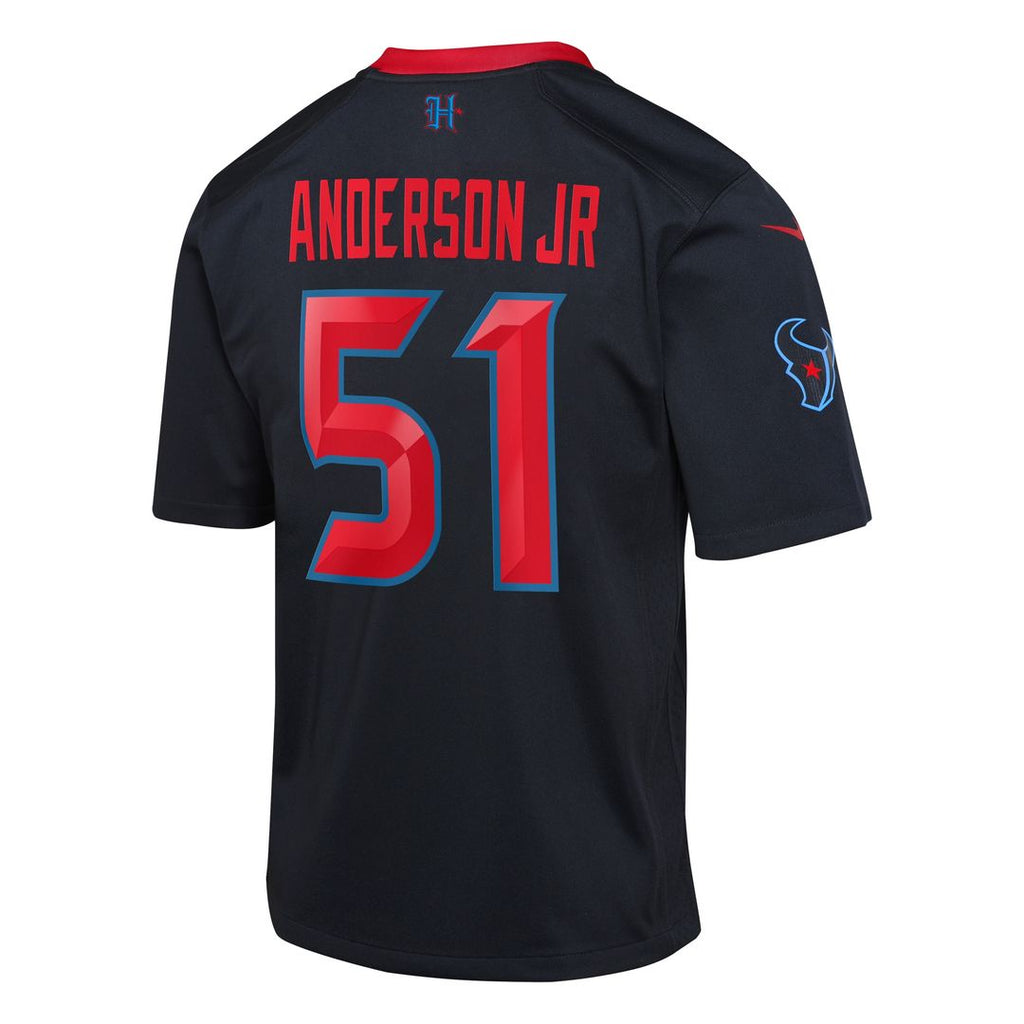 Will Anderson Jr. Houston Texans Nike Youth Game Official Jersey - Navy