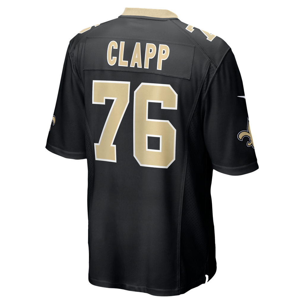 Will Clapp New Orleans Saints Nike Team Game Official Jersey -  Black