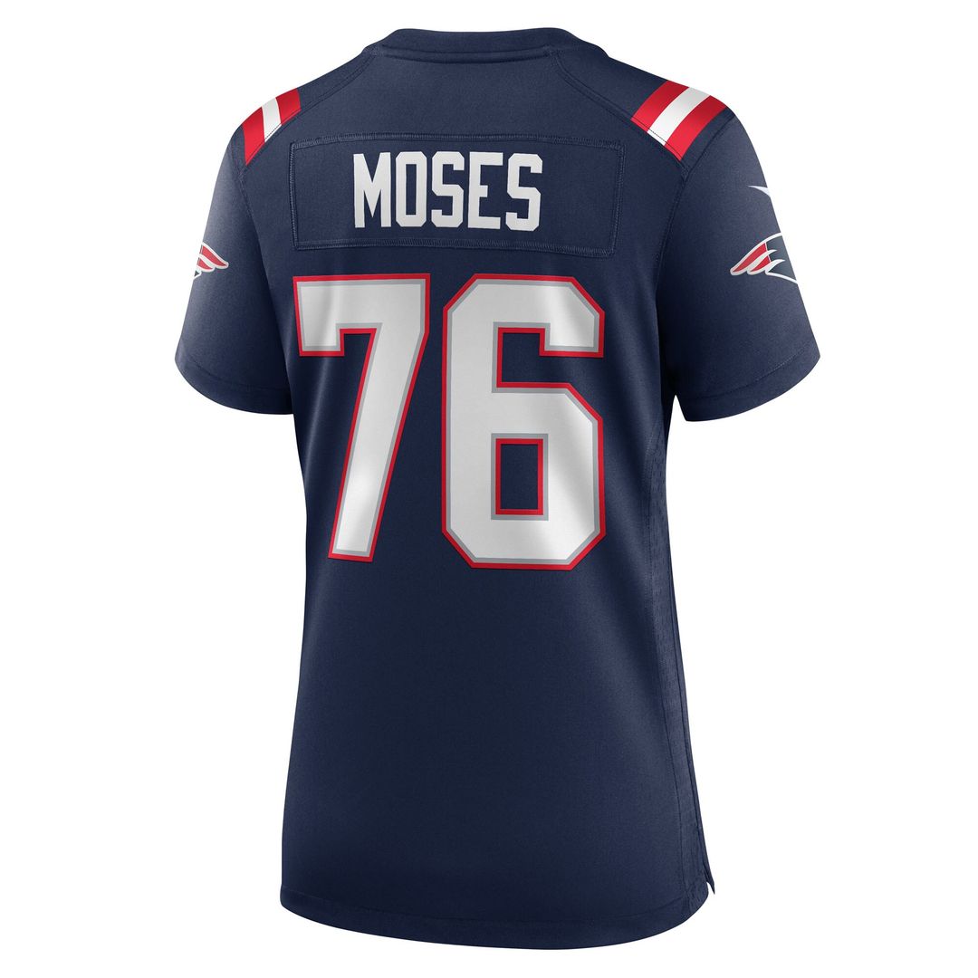 Morgan Moses New England Patriots Nike Women's Team Game Jersey - Navy