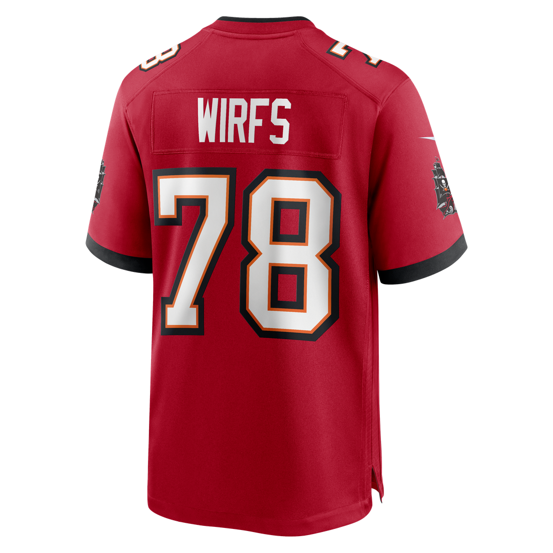 Tristan Wirfs Tampa Bay Buccaneers Nike Player Game Official Jersey - Red