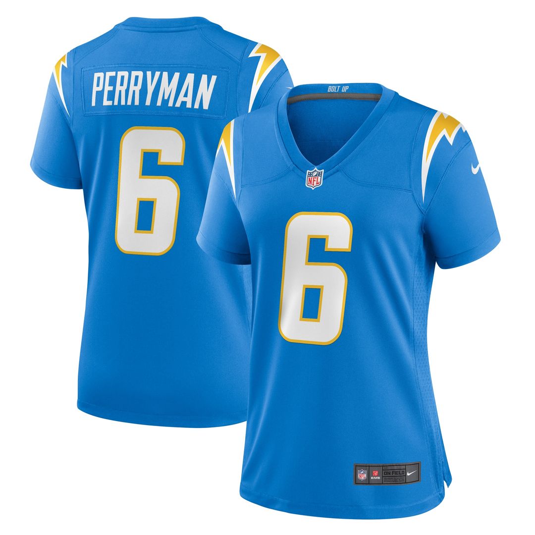 Denzel Perryman Los Angeles Chargers Nike Women's  Game Official Jersey -  Powder Blue