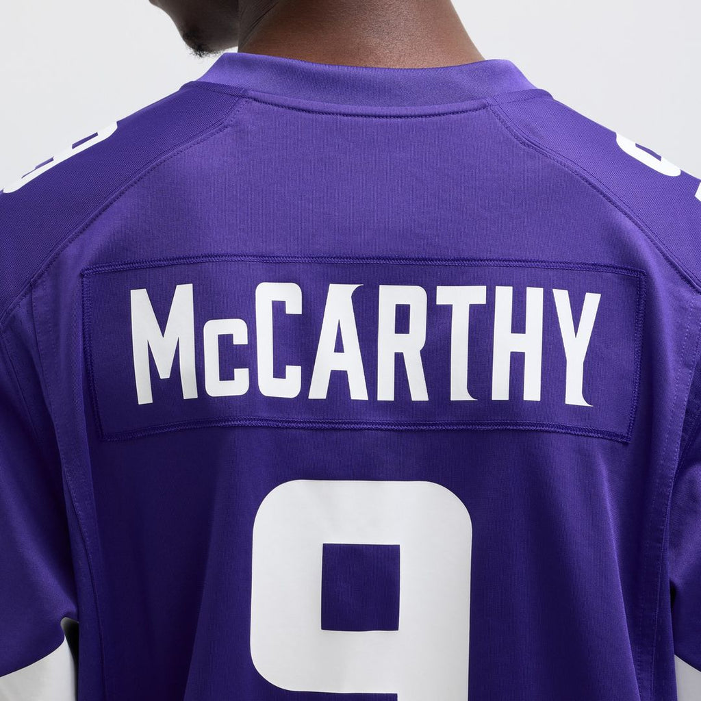 J.J. McCarthy Minnesota Vikings Nike  Player Game Official Jersey - Purple