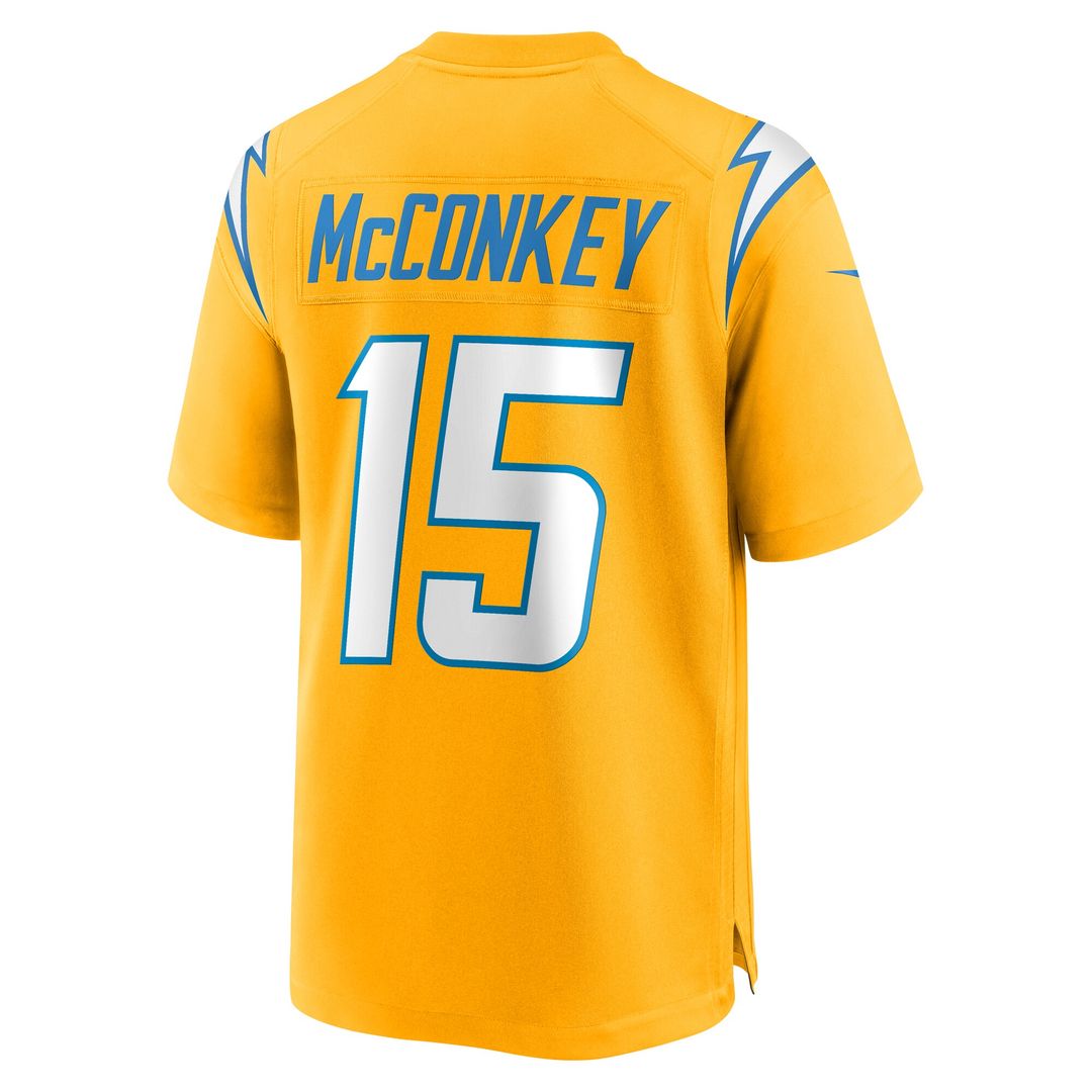 Ladd McConkey Los Angeles Chargers Nike Alternate Charger Power Game Player Official Jersey - Gold