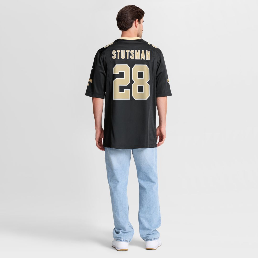 Danny Stutsman New Orleans Saints Nike Team Game Official Jersey -  Black
