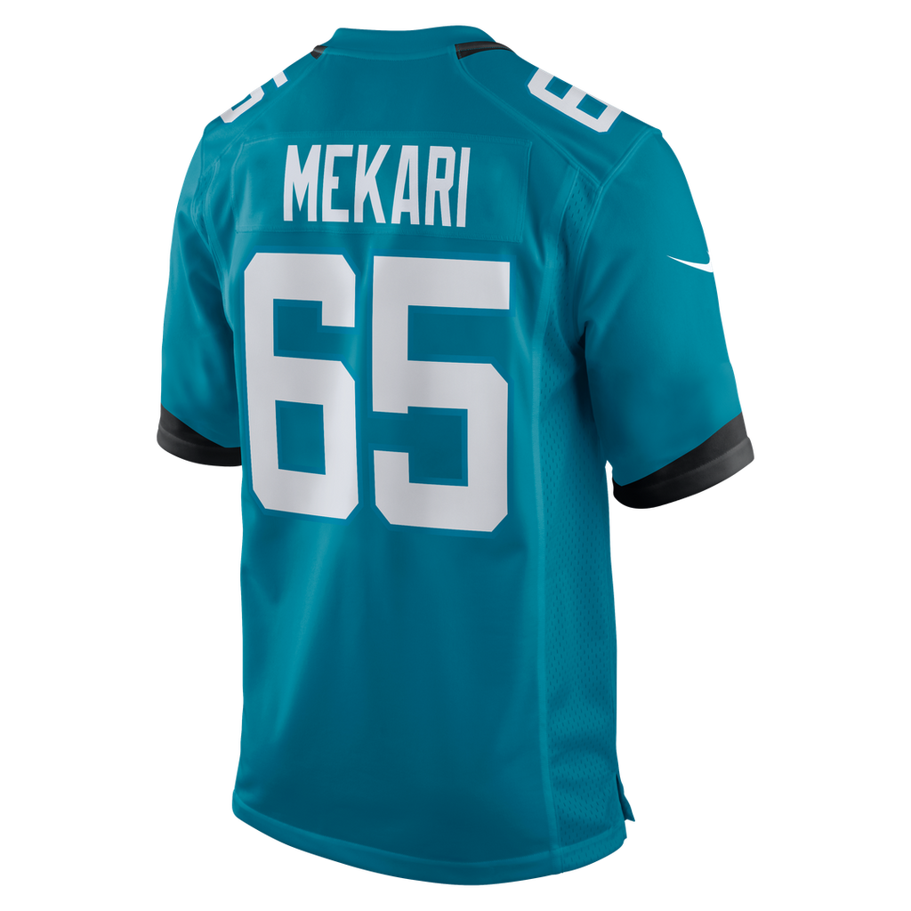 Patrick Mekari Jacksonville Jaguars Nike Team Game Jersey - Teal