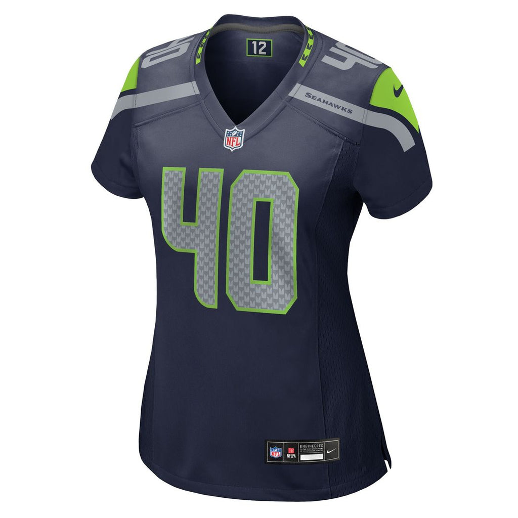 Robbie Ouzts Seattle Seahawks Nike Women's Team Game Jersey - College Navy