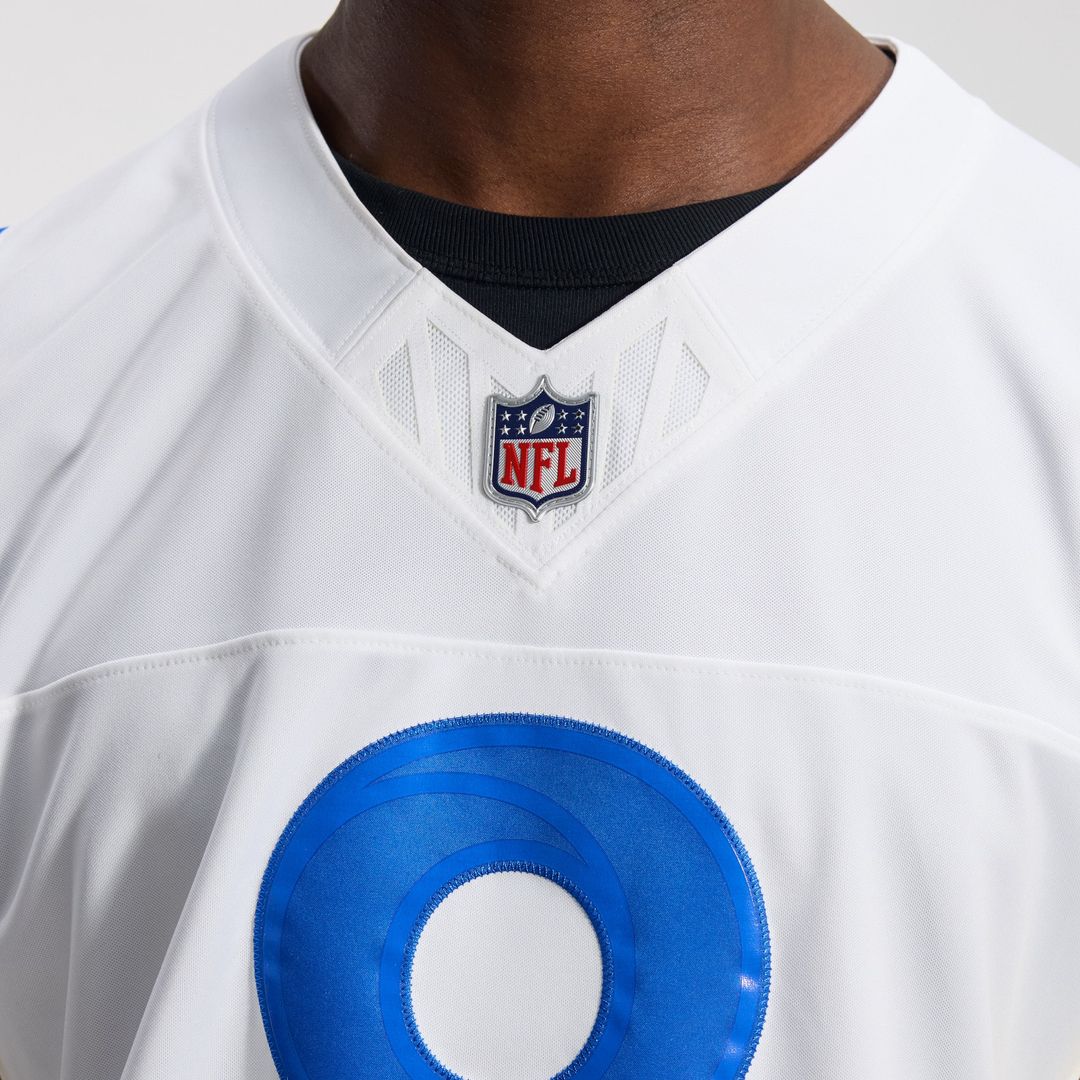 Jared Verse Los Angeles Rams Nike Vapor F.U.S.E. Stitched Limited Official Jersey - White