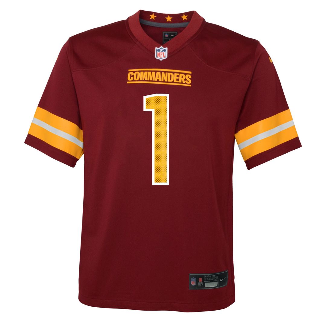 Deebo Samuel Sr Washington Commanders Nike Youth Team Game Official Jersey - Burgundy