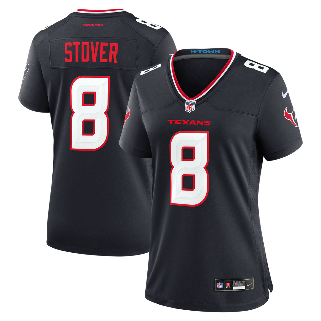 Cade Stover Houston Texans Nike Women's Team Game Jersey - Navy