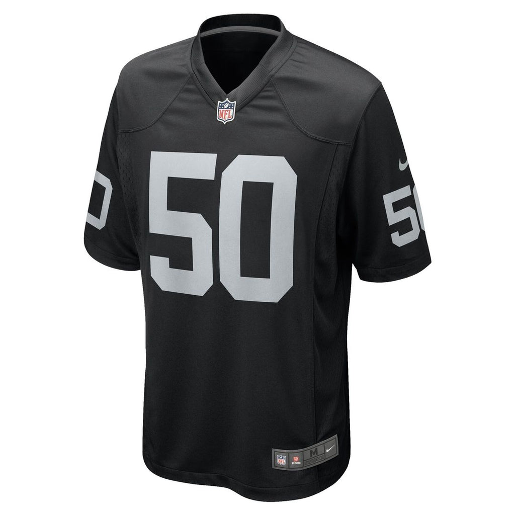 Jacob Bobenmoyer Las Vegas Raiders Nike Game Player Official Jersey - Black