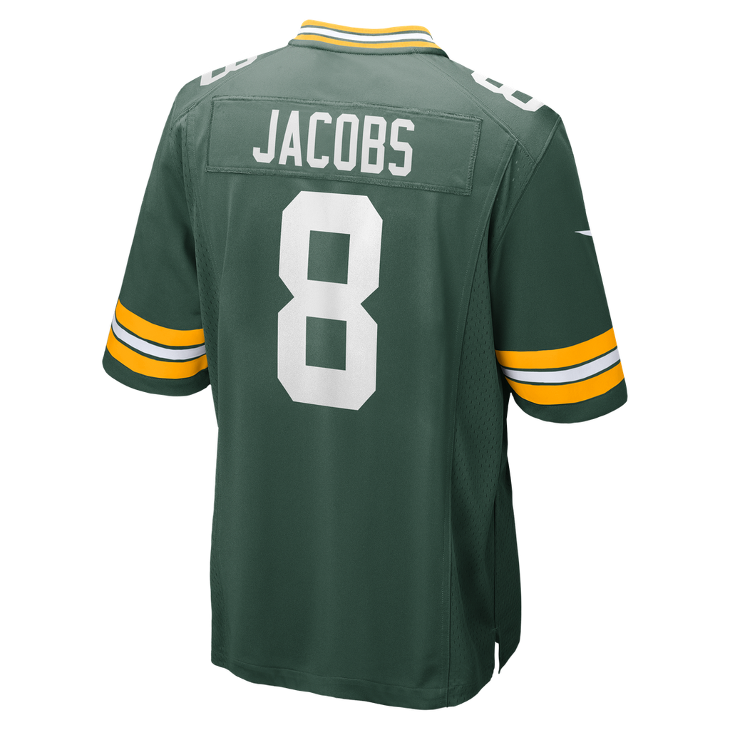 Josh Jacobs Green Bay Packers Nike Team Game Official Jersey -  Green