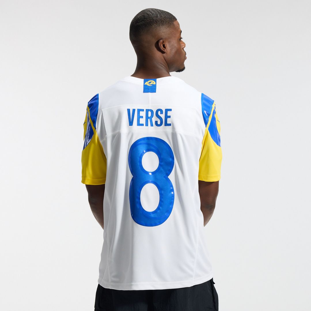 Jared Verse Los Angeles Rams Nike Vapor F.U.S.E. Stitched Limited Official Jersey - White