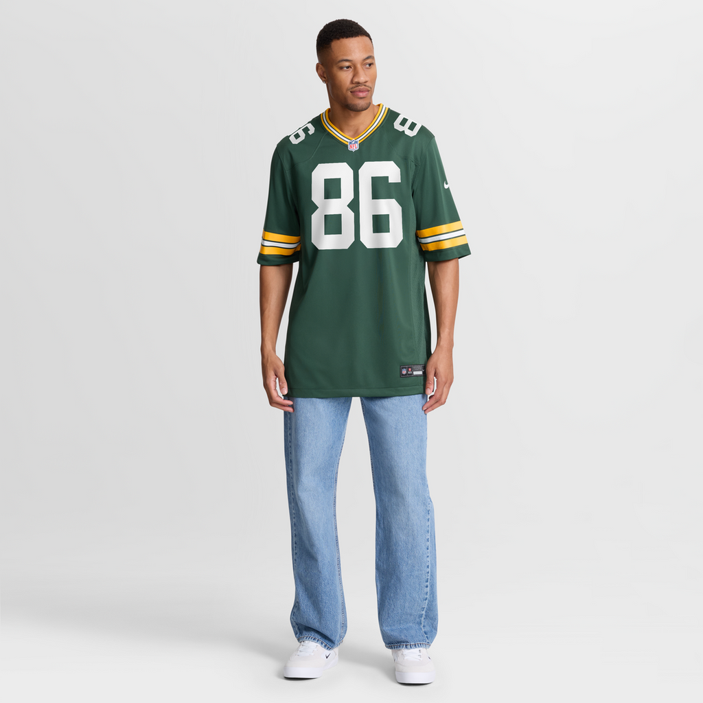 John FitzPatrick Green Bay Packers Nike Team Game Jersey - Green