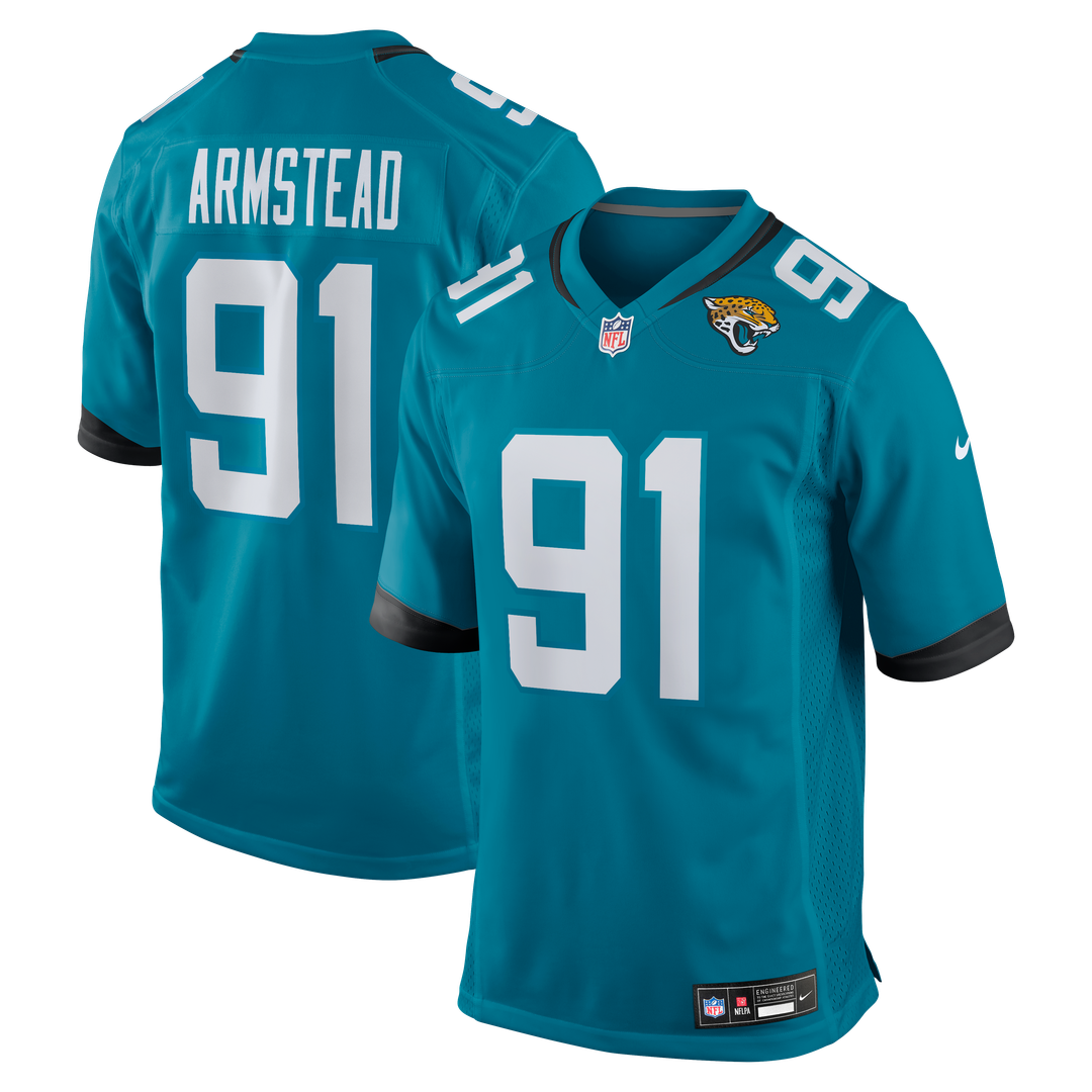 Arik Armstead Jacksonville Jaguars Nike Team Game Official Jersey -  Teal