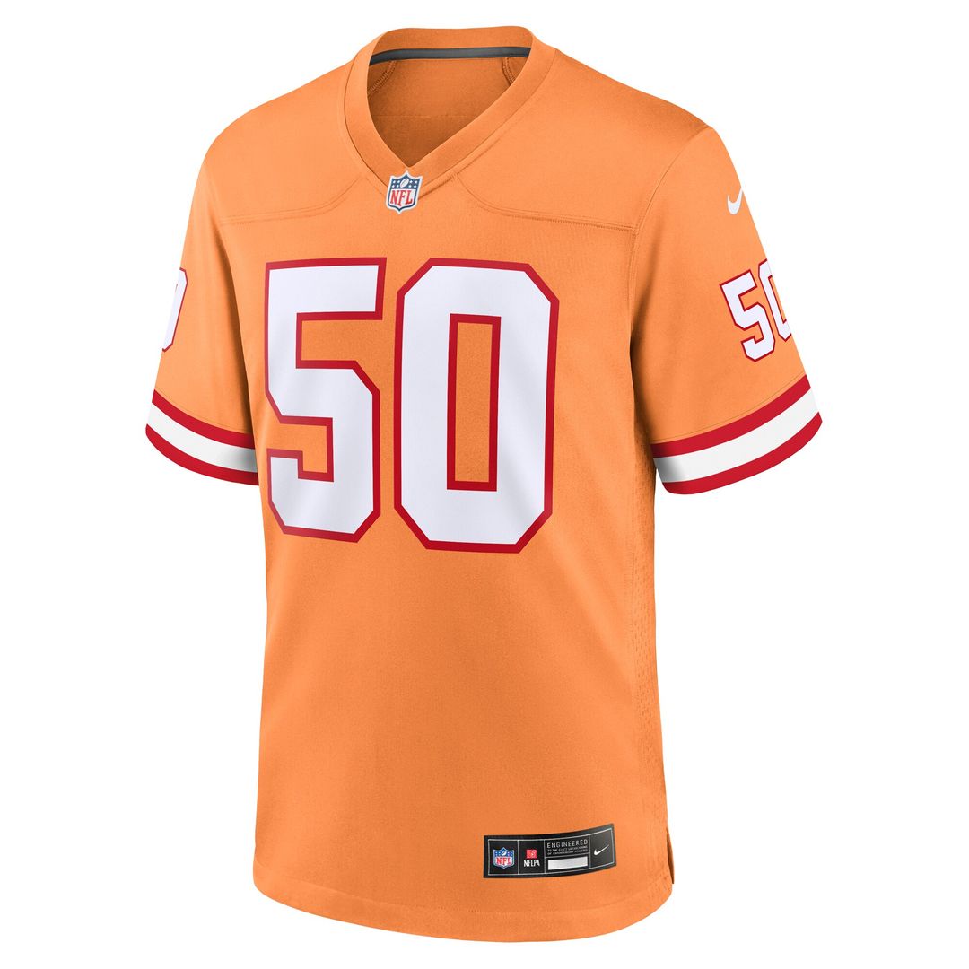 Vita Vea Tampa Bay Buccaneers Nike Throwback Game Official Jersey - Orange