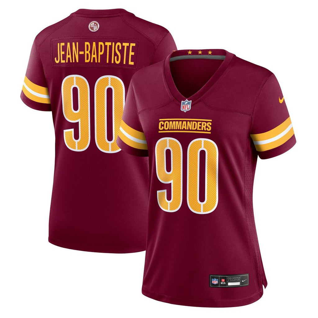 Javontae Jean-Baptiste Washington Commanders Nike Women's Team Game Official Jersey -  Burgundy