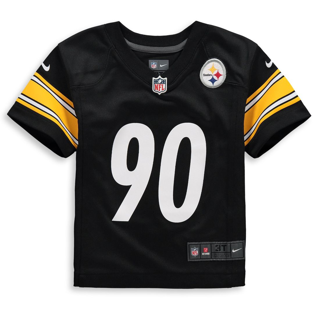 T.J. Watt Pittsburgh Steelers Nike Toddler Game Official Jersey - Black