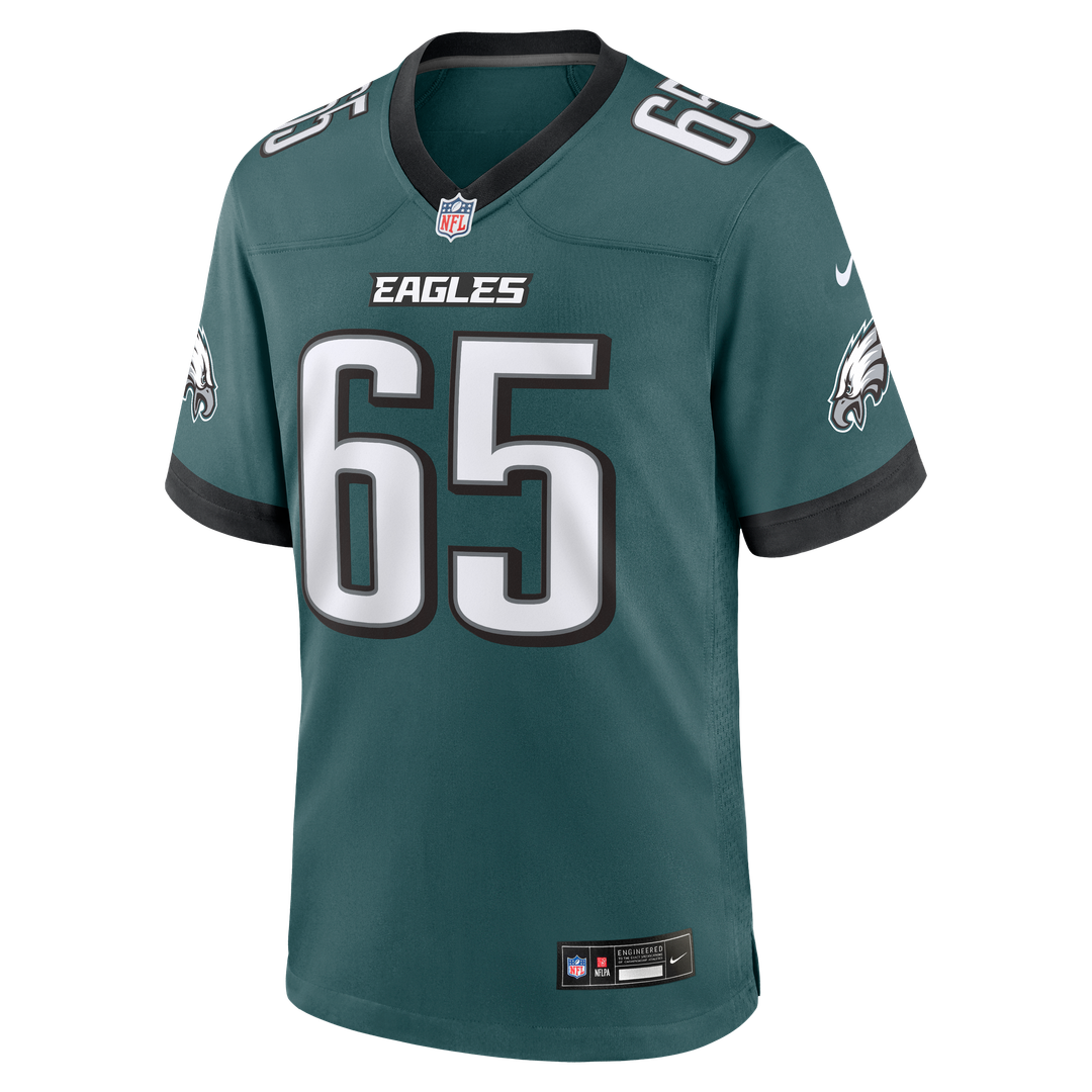 Lane Johnson Philadelphia Eagles Nike Team Game Jersey - Midnight Green
