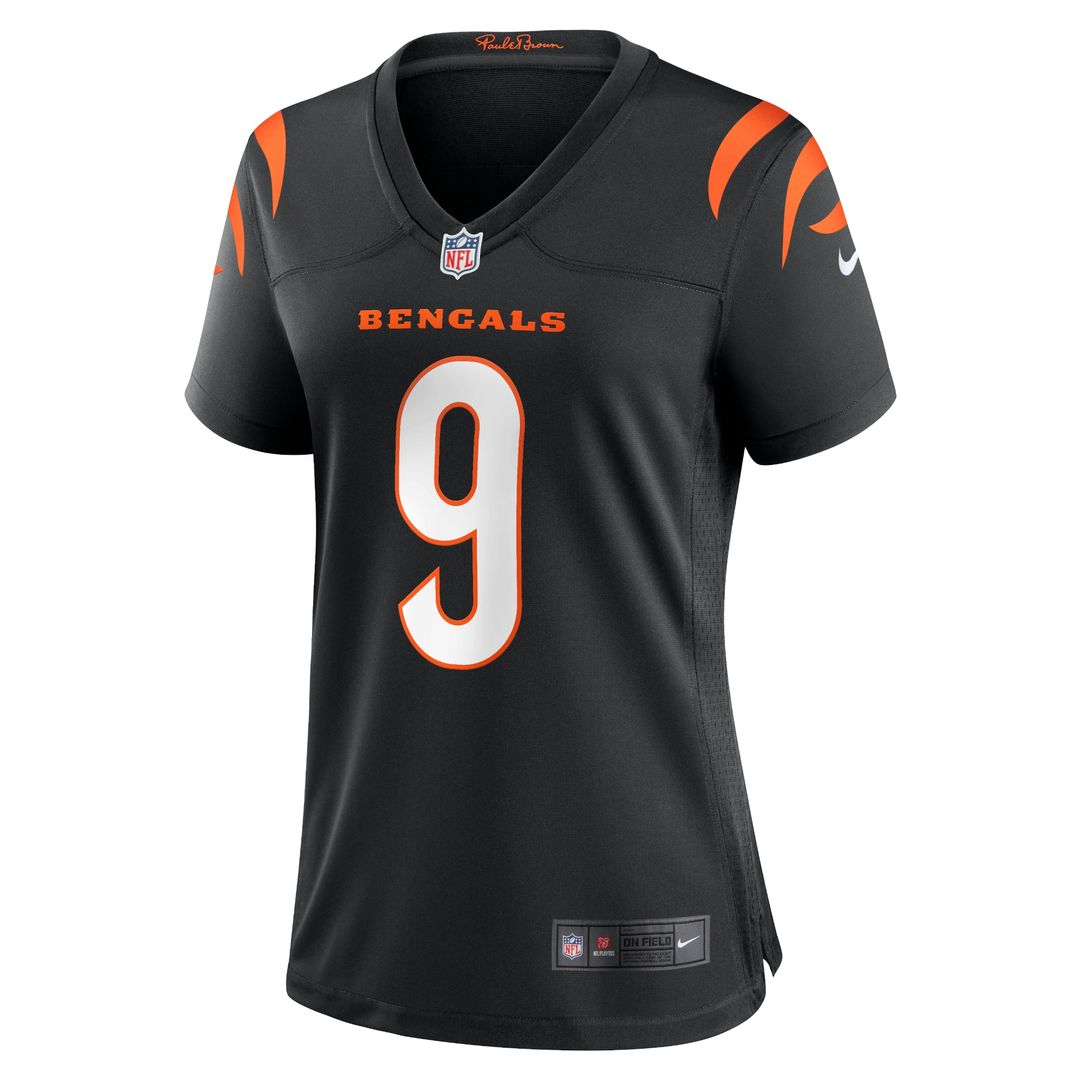 Joe Burrow Cincinnati Bengals Women's Nike Player Game Official Jersey - Black