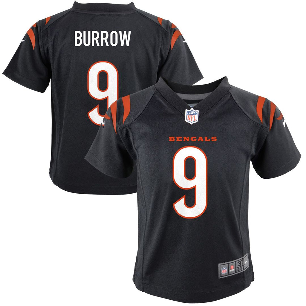 Joe Burrow Cincinnati Bengals Nike Preschool Game Official Jersey - Black
