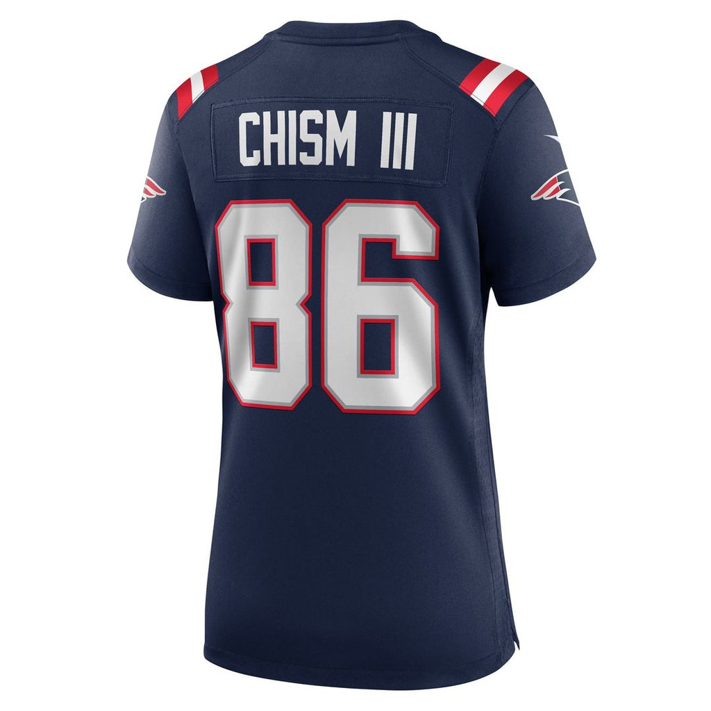Efton Chism III New England Patriots Nike Women's Team Game Jersey - Navy