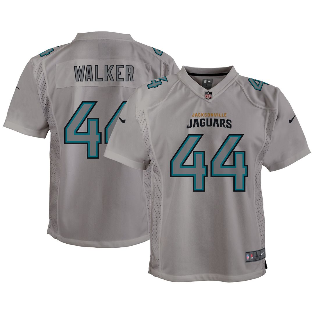 Travon Walker Jacksonville Jaguars Nike Youth Atmosphere Game Official Jersey - Gray