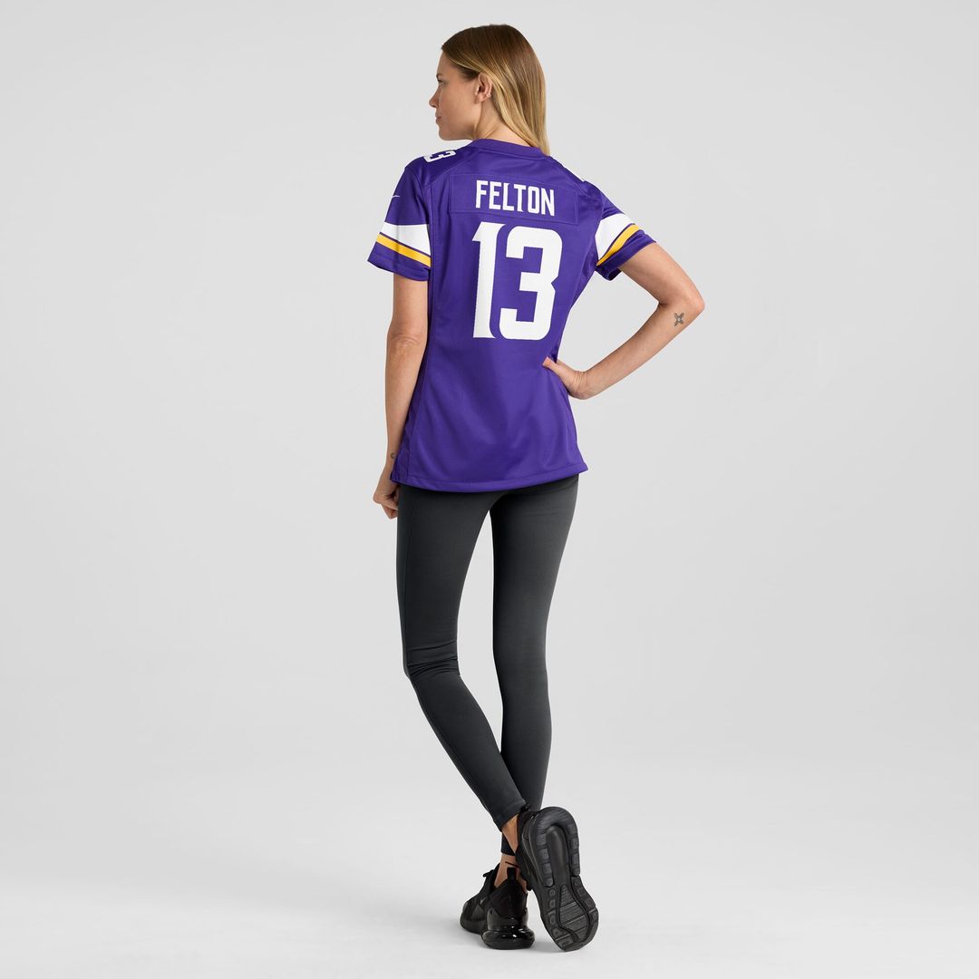 Tai Felton Minnesota Vikings Nike Women's Team Game Jersey - Purple