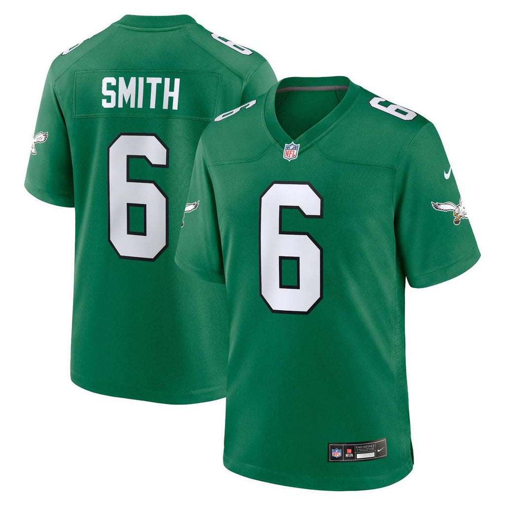 DeVonta Smith Philadelphia Eagles Nike Youth Game Official Jersey - Kelly Green