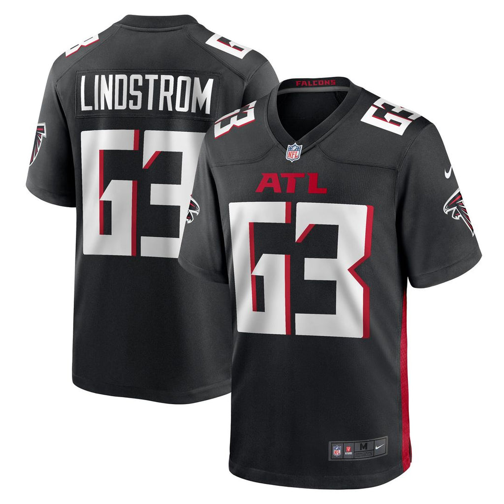 Chris Lindstrom Atlanta Falcons Nike Team Game Official Jersey -  Black