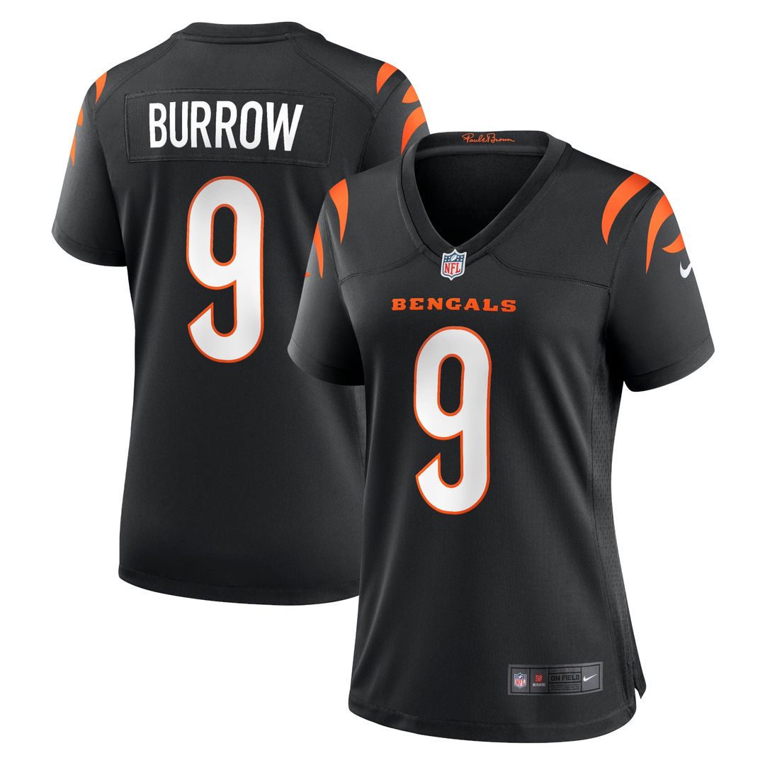 Joe Burrow Cincinnati Bengals Women's Nike Player Game Official Jersey - Black