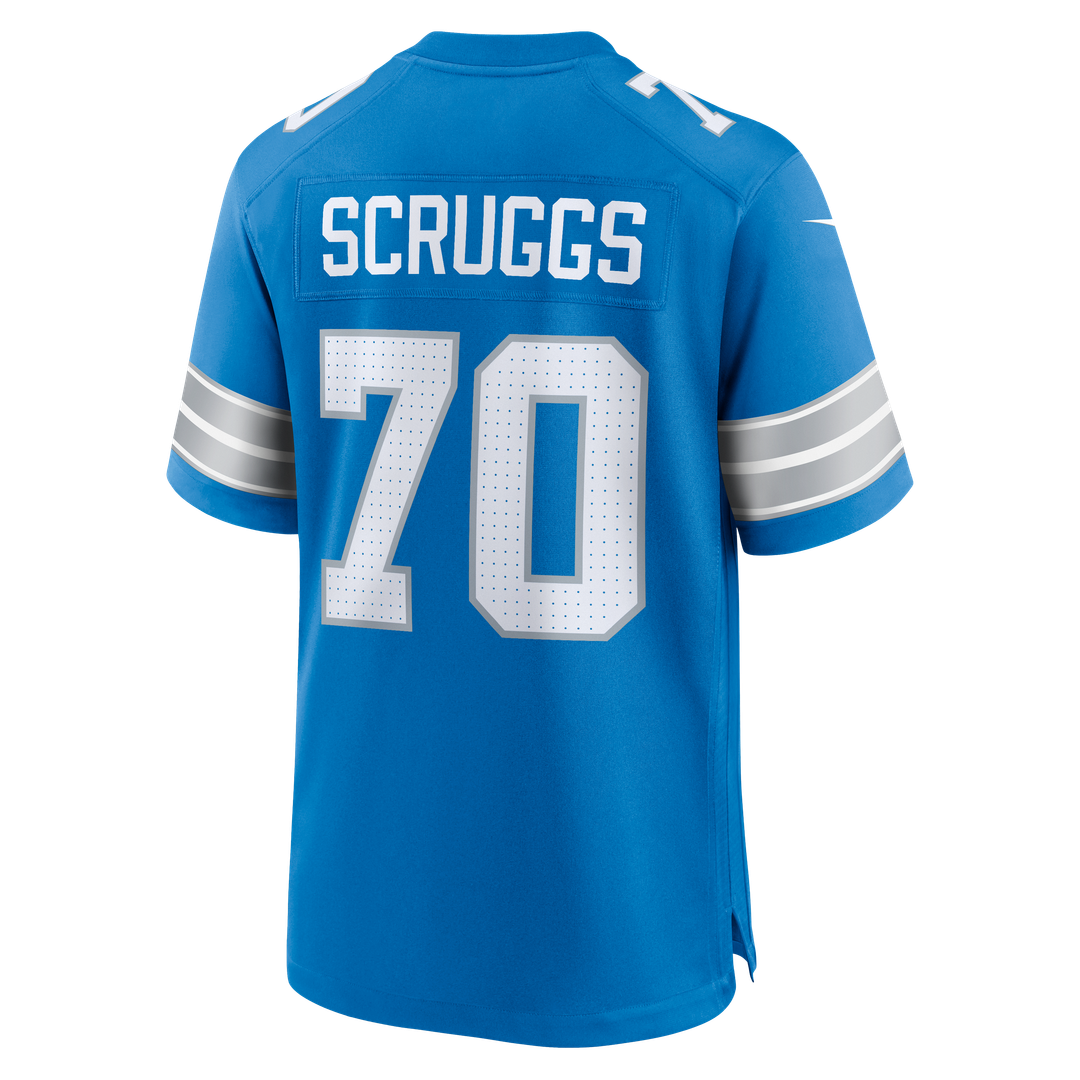 Juice Scruggs Detroit Lions Nike Team Game Jersey - Blue