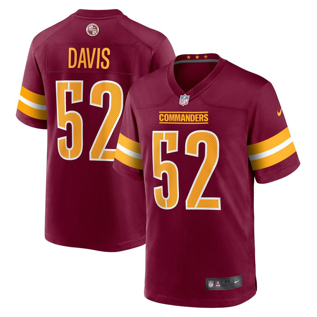 Jamin Davis Washington Commanders Nike Player Game Official Jersey - Burgundy