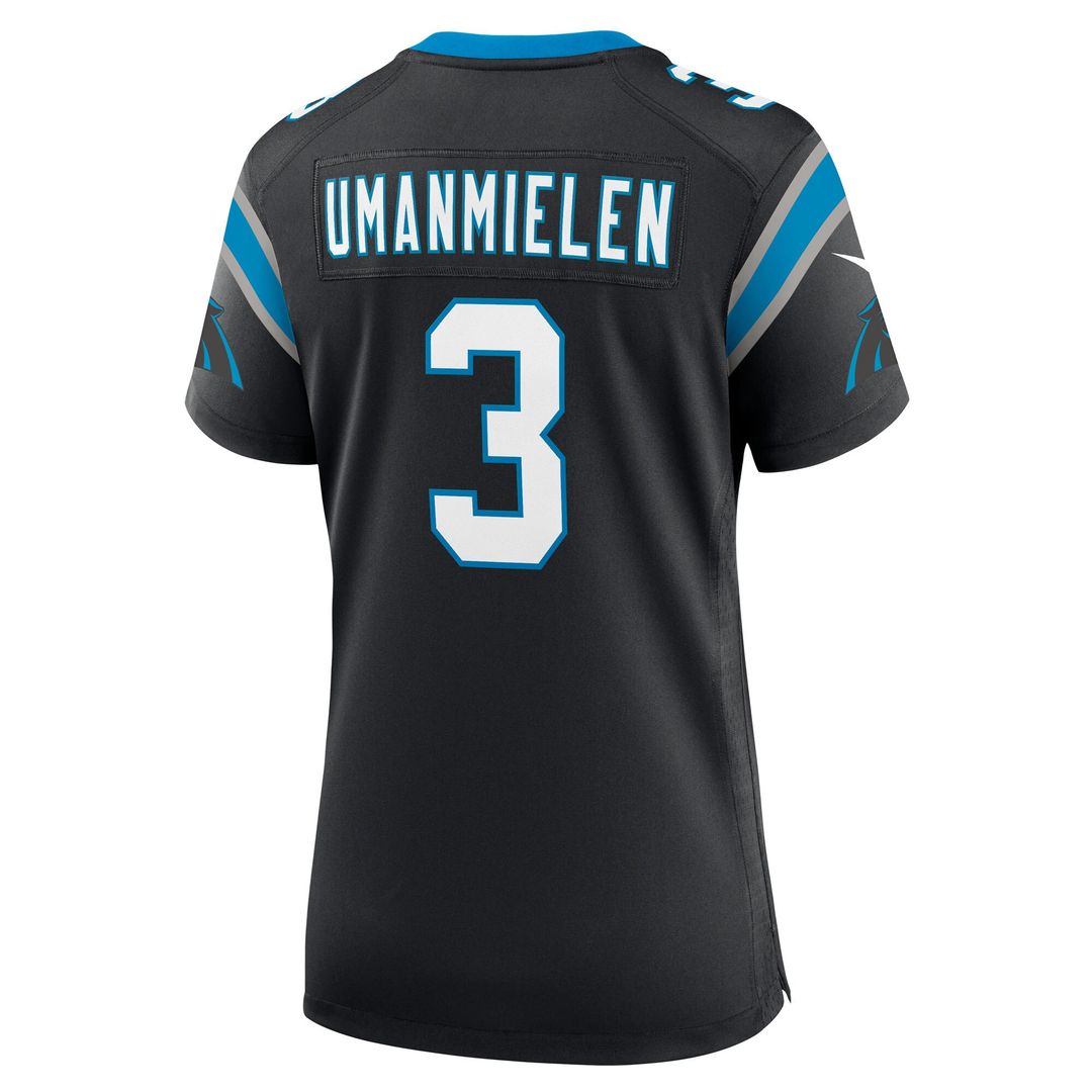 Princely Umanmielen Carolina Panthers Nike Women's Team Game Official Jersey -  Black