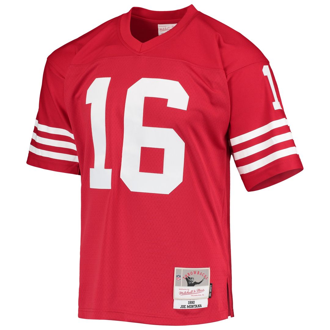 Joe Montana San Francisco 49ers Mitchell & Ness Legacy Replica Official Jersey - Scarlet