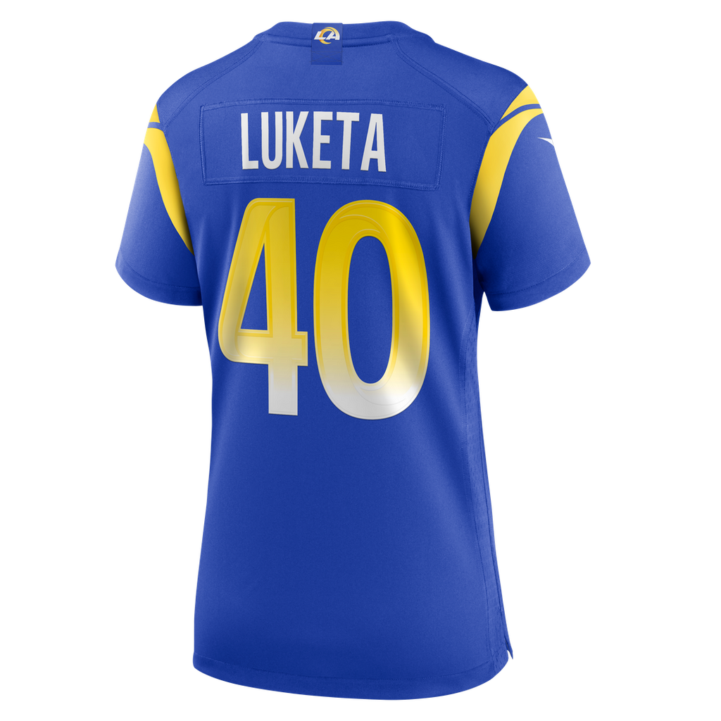 Jesse Luketa Los Angeles Rams Nike Women's Team Game Jersey - Royal