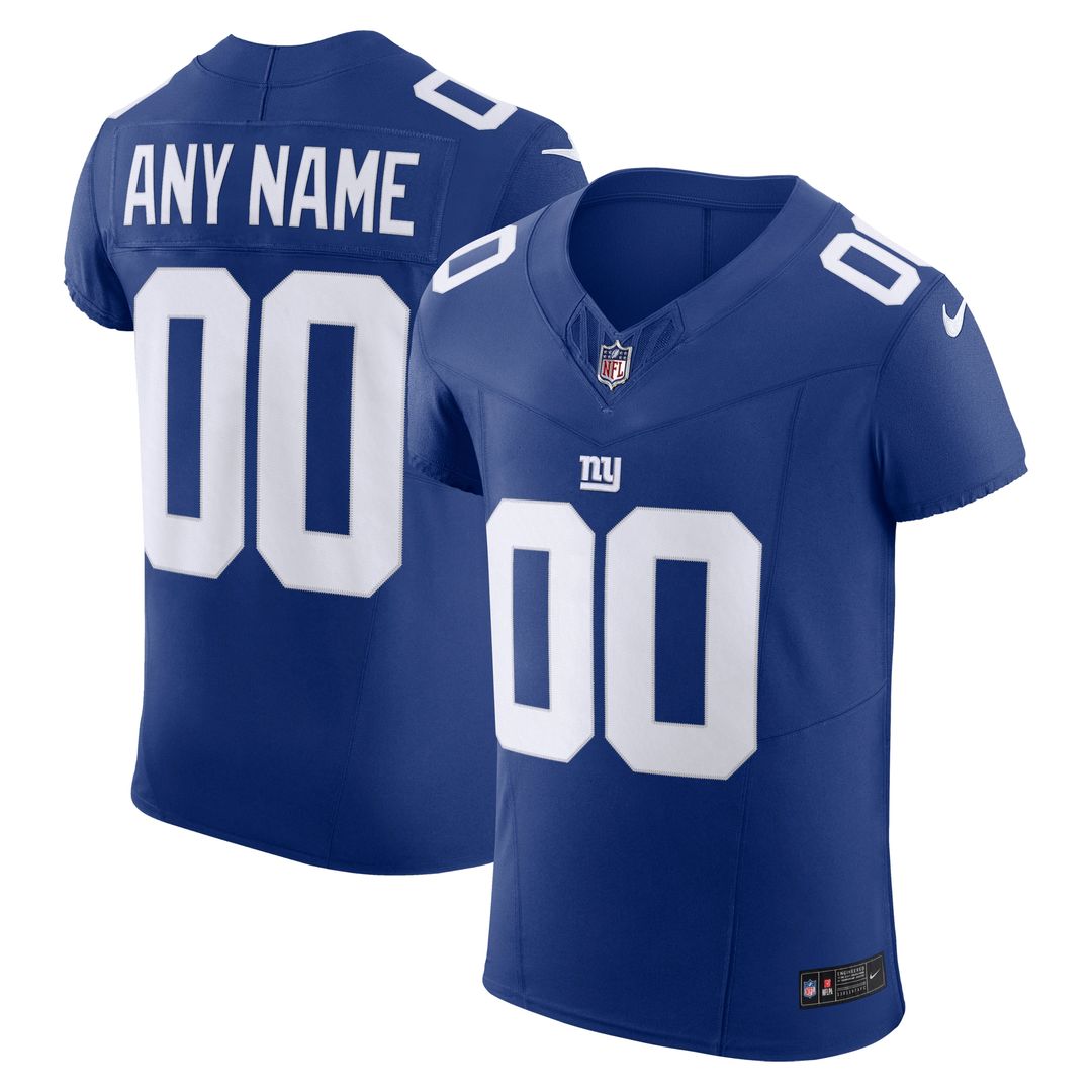 New York Giants Nike Vapor F.U.S.E. Elite Custom Official Jersey - Royal