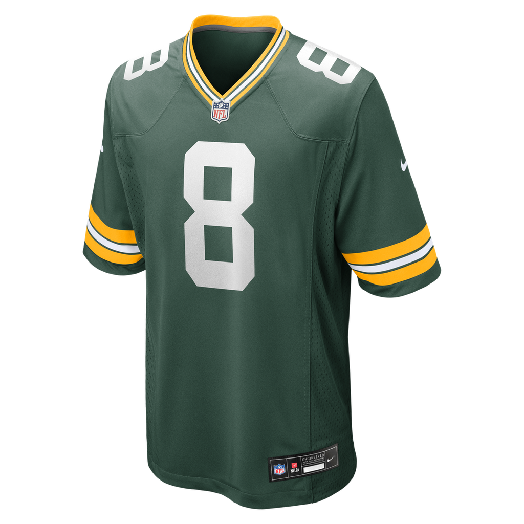 Josh Jacobs Green Bay Packers Nike Team Game Official Jersey -  Green