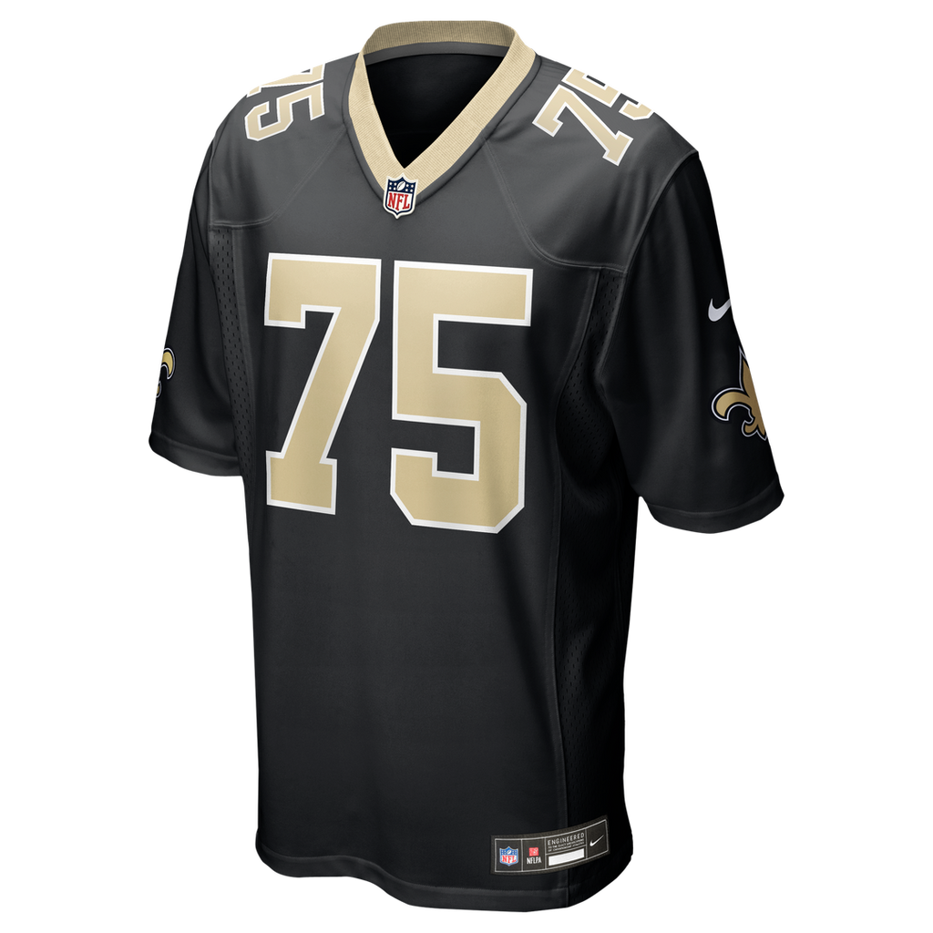 Taliese Fuaga New Orleans Saints Nike  Game Official Jersey -  Black