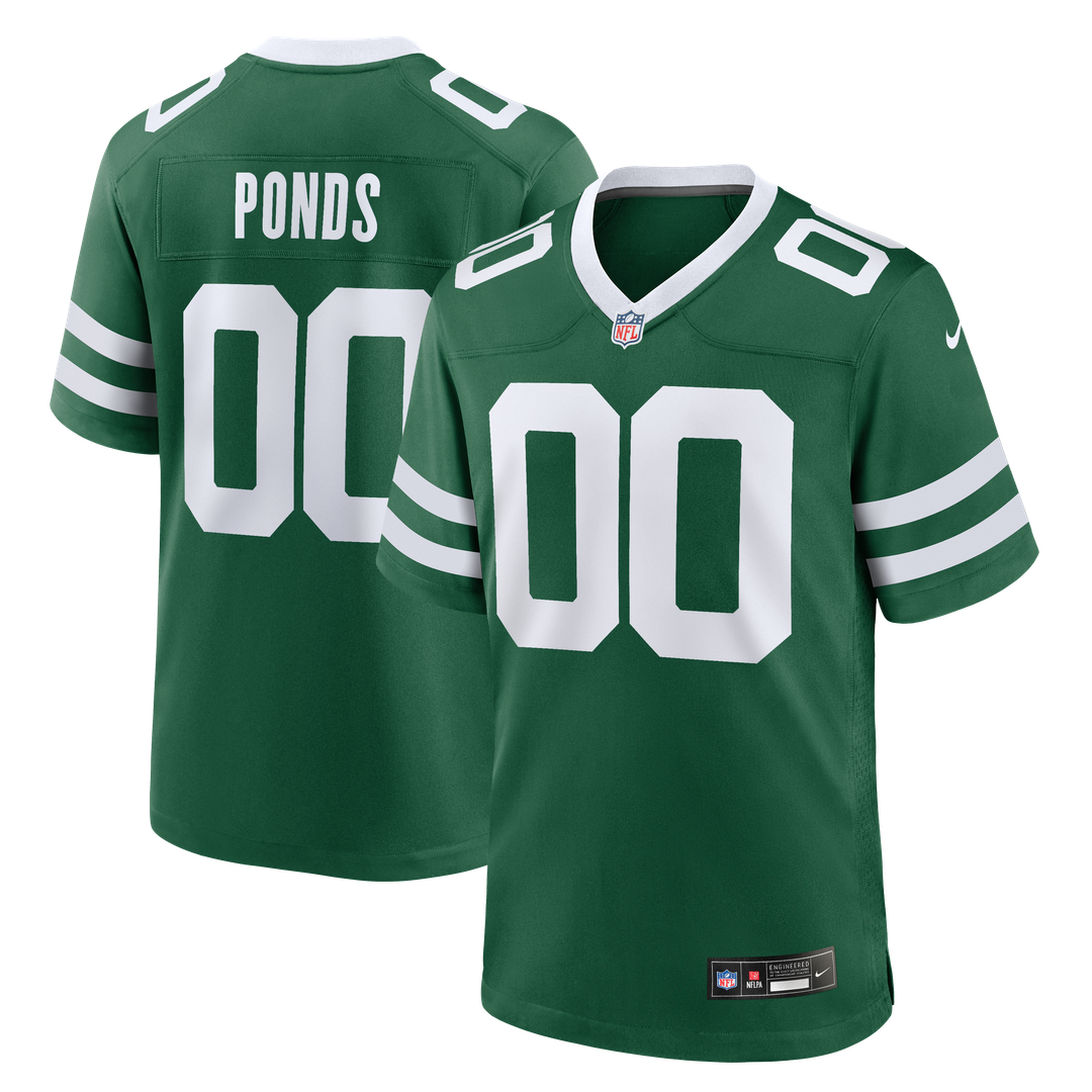 D'Angelo Ponds New York Jets Nike Game Official Jersey - Legacy Green