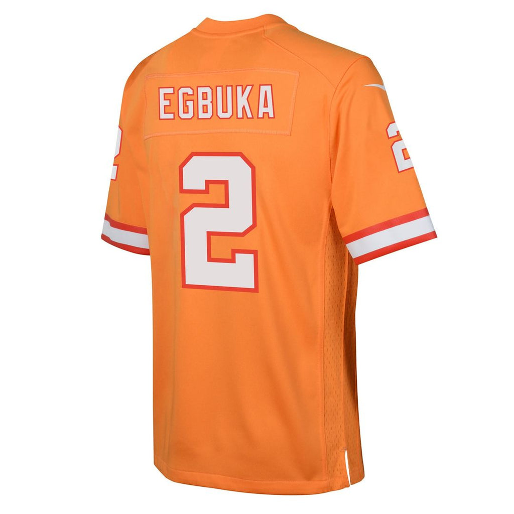 Emeka Egbuka Tampa Bay Buccaneers Nike Youth Team Game Official Jersey - Red
