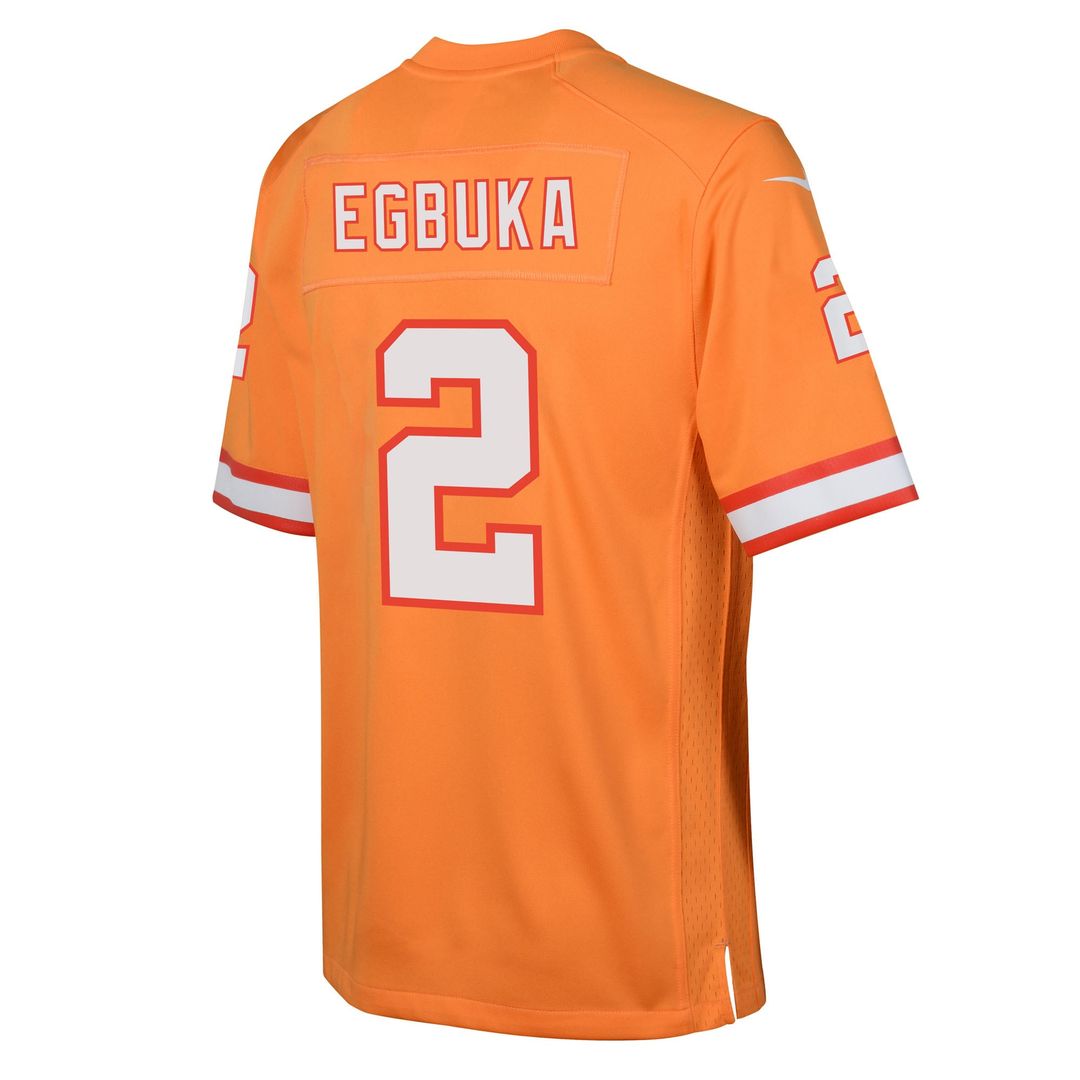 Emeka Egbuka Tampa Bay Buccaneers Nike Youth Team Game Official Jersey - Red