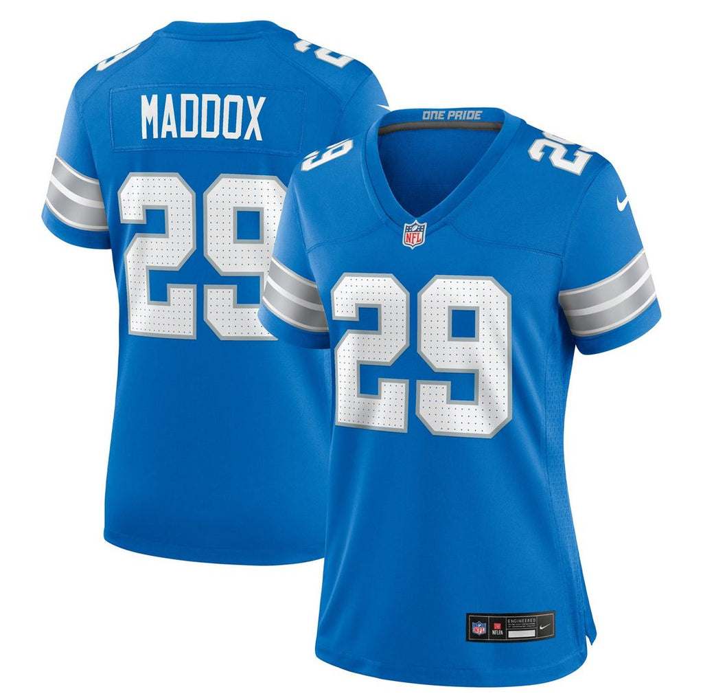 Avonte Maddox Detroit Lions Nike Women's Team Game Official Jersey -  Blue