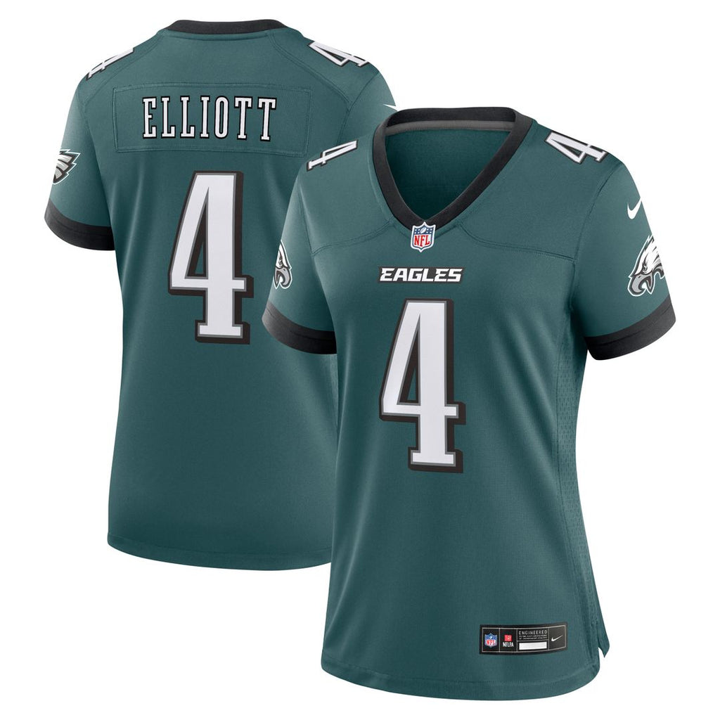 Jake Elliott Philadelphia Eagles Nike Women's Team Game Official Jersey -  Midnight Green