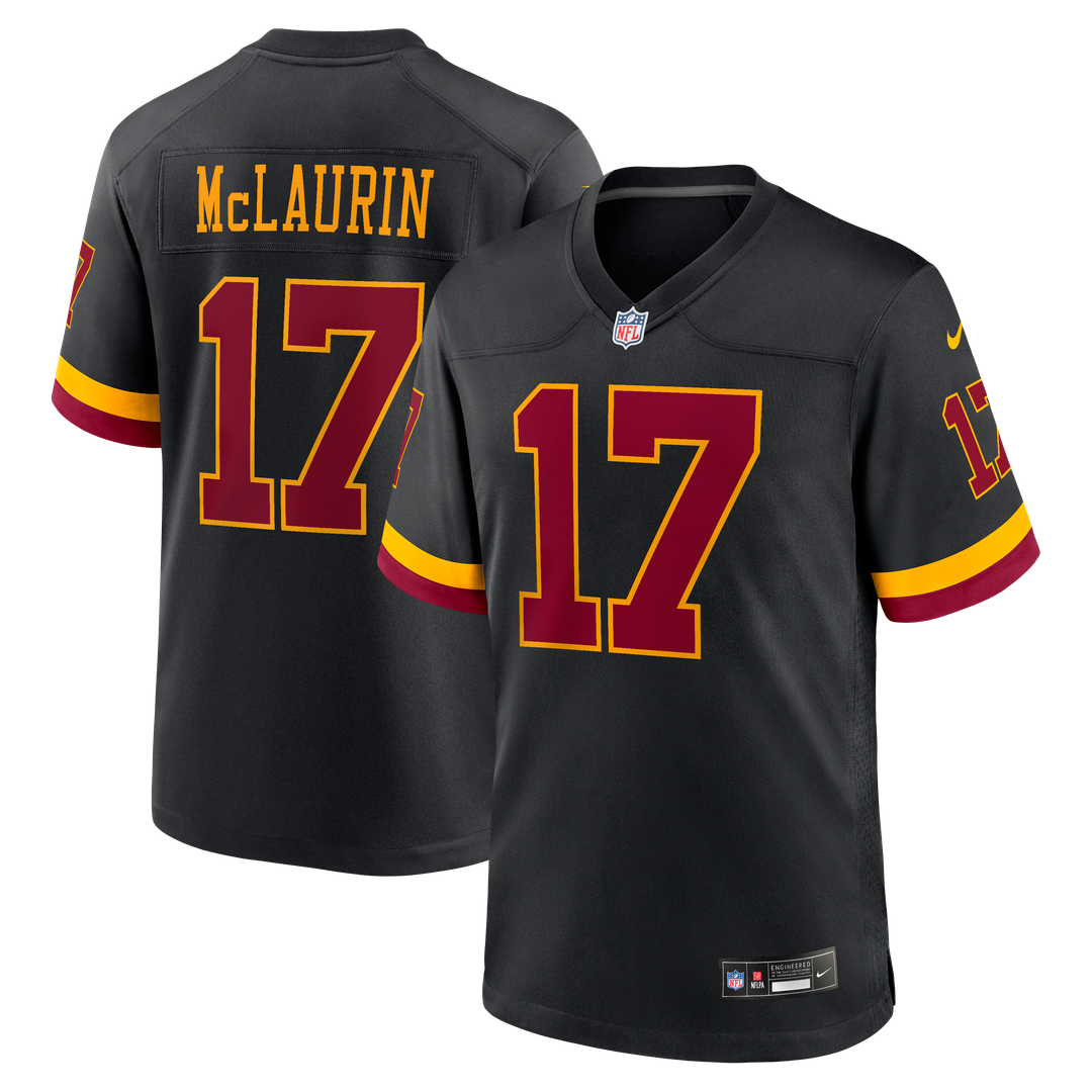 Hail Raiser Terry McLaurin Washington Commanders Nike Alternate Game Official Jersey - Black