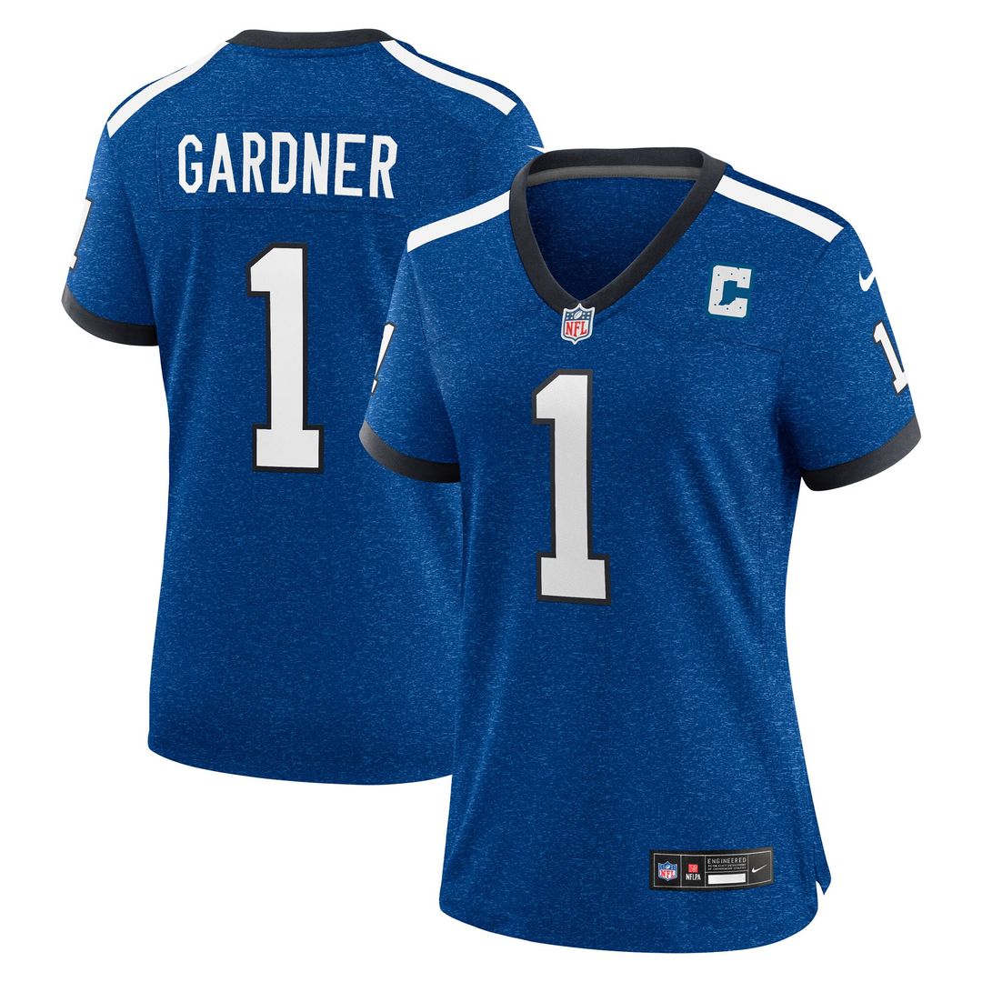 Ahmad Sauce Gardner Indianapolis Colts Nike Women's Alternate 2 Indiana Nights Game Jersey - Heather Royal