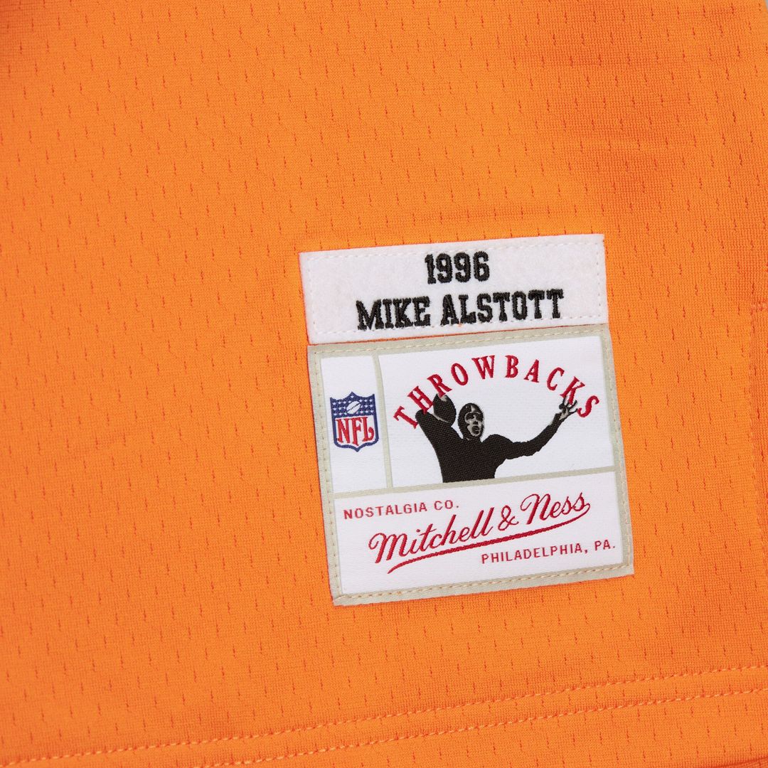 Mike Alstott Tampa Bay Buccaneers Mitchell & Ness Player Name & Number Hoodie Legacy Official Jersey - Orange