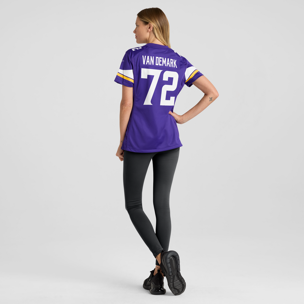 Ryan Van Demark Minnesota Vikings Nike Women's Team Game Jersey - Purple