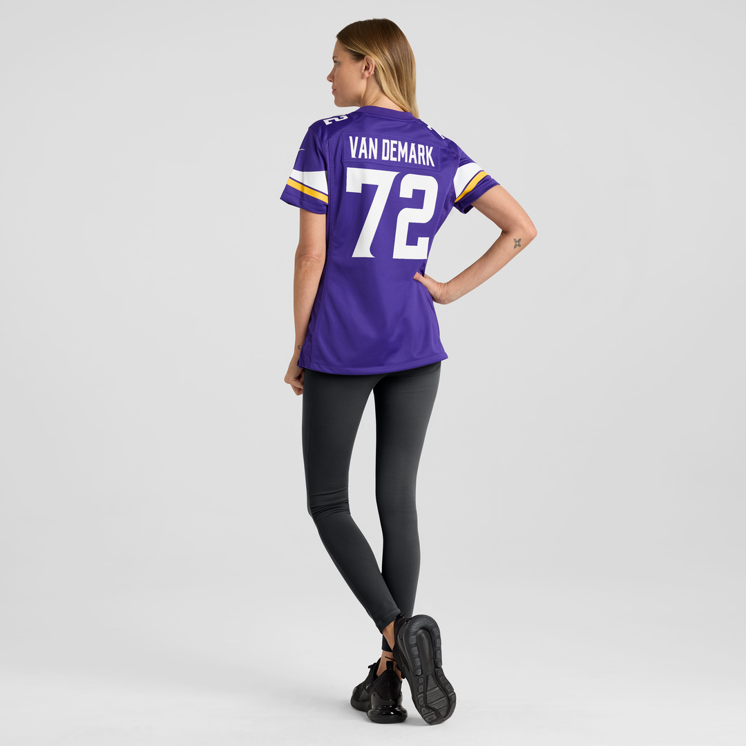 Ryan Van Demark Minnesota Vikings Nike Women's Team Game Jersey - Purple